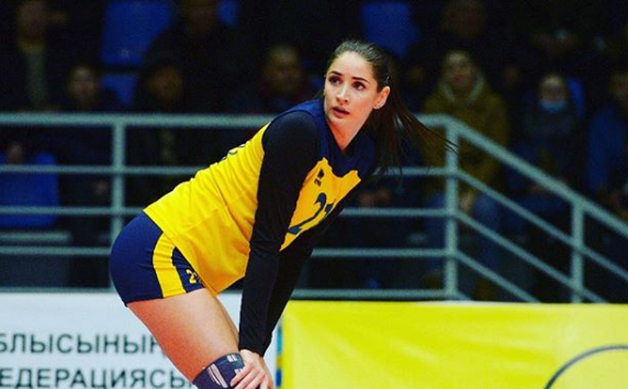 Kristina Karapetyan, Si Cantik Bertato dari Kazakstan yang Bikin Pria Panas Dingin di Arena Voli Asian Games