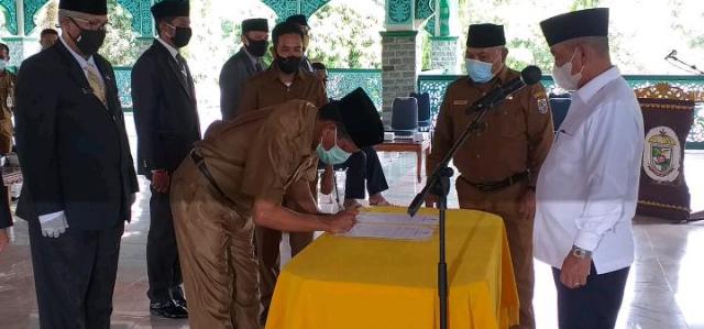 HM Harris Lantik 10 Pejabat Admistrator Pengawas dan Fungsional
