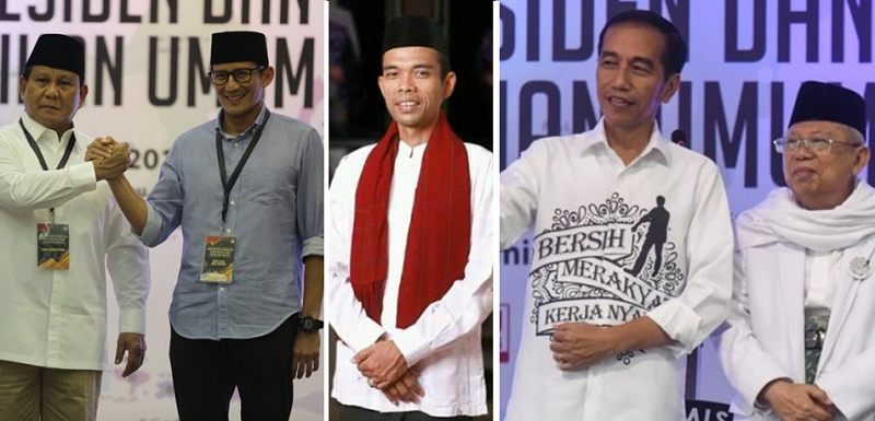 BLAK-BLAKAN...Ini Kata Ustadz Abdul Somad Soal Posisinya di Pilpres 2019, Pilih Jokowi atau Prabowo?