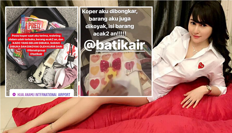 GAWAT...Selebgram Cantik Ini Mengamuk di Bandara karena Barang Bawaan Diacak-acak Oknum Pegawai Maskapai