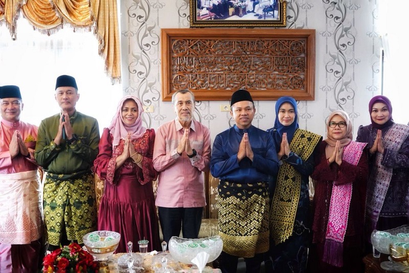Silaturahmi Idul Fitri, Wahid Bertemu Syamsuar