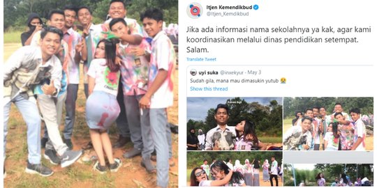 Aksinya Viral,  Sejumlah Anak-anak SMA di Rokan Hulu Rayakan Kelulusan dengan Cara Begini....