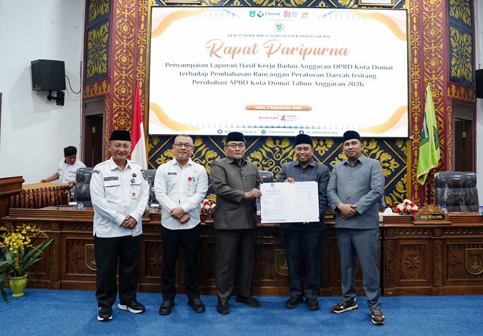 Perubahan APBD Dumai 2026 Disahkan Sebesar Rp2,24 Triliun
