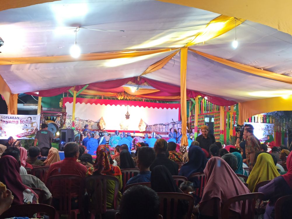 Hiburan Wayang Kulit Semarakkan HUT ke-21 PKNS Provinsi Riau