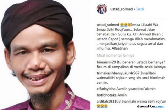 Innalillahi, Ustadz Cepot Meninggal Dunia