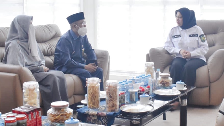 Bupati Inhu Sambut Silaturahmi Kajari Inhu dan Ketua Pengadilan Agama Rengat