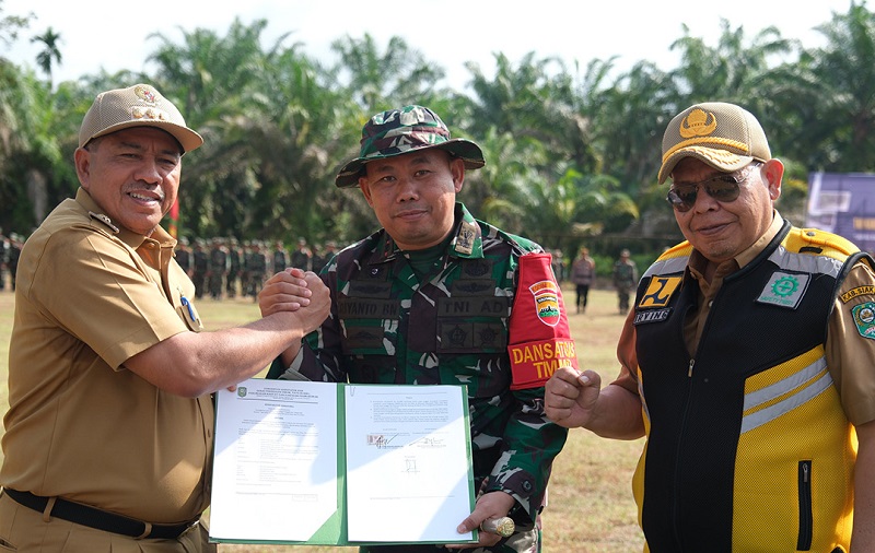 Pemkab Siak- TNI Sinergi Gelar  TNI Manunggal Membangun Desa 119