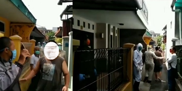 Marah Dijemput Petugas, OPD  Malah Kejar dan Peluk Warga: Saya Peluk Kamu, Jadi ODP Kamu