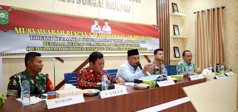 Wabup Siak Hadiri Musrenbang di Sungai Mandau