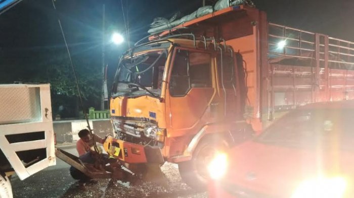 SEDIH...Tabrakan Beruntun, Sopir Truk Gagal Rayakan Idul Adha Bareng Keluarga, Ini Curhatnya
