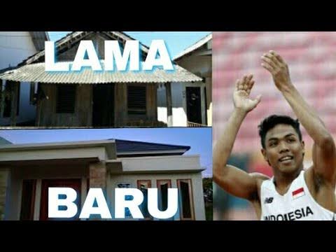 KAGET...Pulang ke Lombok, Begini Reaksi Lalu Muhammad Zohri Melihat Penampakan Rumah Barunya
