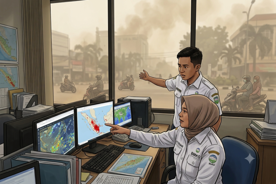 4.845 Hotspot Terdeteksi di Sumatera, Didominasi Sumsel