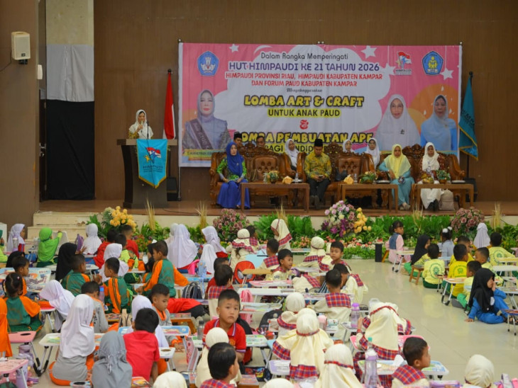 PD Himpaudi Kampar Gelar Lomba Art & Craft dan Pembuatan APE