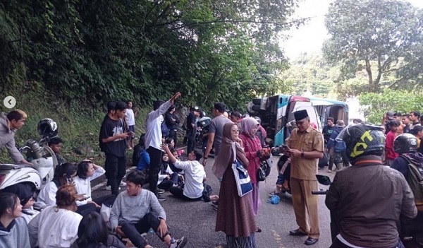 Berikut Penjelasan Wakil Dekan Fekon Unri  Terkait Kecelakaan Bus Mahasiswa di Padang Panjang