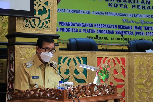 WAH... Tahun 2022 Anggaran Pemko Masih Fokus untuk Penanganan Covid-19