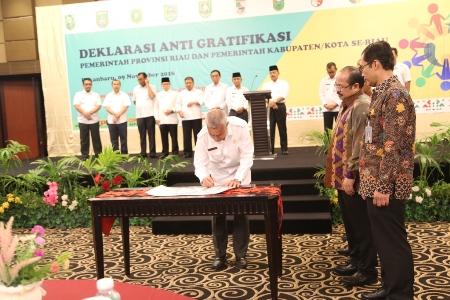 Wabup Said Hasyim Ikut Teken Deklarasi Anti Gratifikasi
