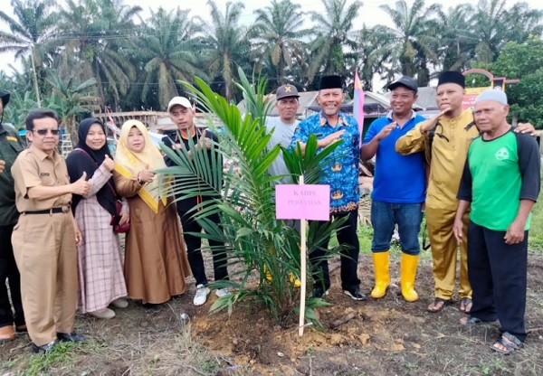 BPDPKS Lakukan Peremajaan 74 Hektare Kebun Sawit Warga di Banjar Seminai Dayun