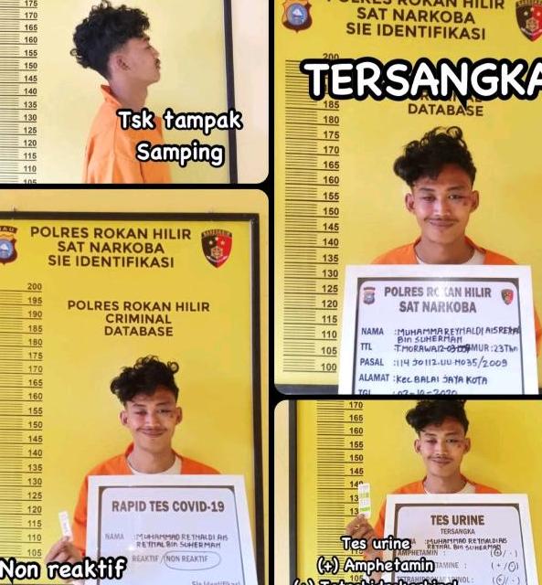 Lagi, Polres Rohil Amankan Pelaku Penyalahgunaan Narkoba