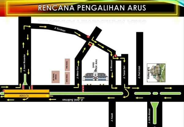 Mahasiswa Diperkirakan Demo Besar-besaran, Besok Jalan Sudirman Arah DPRD Riau Ditutup