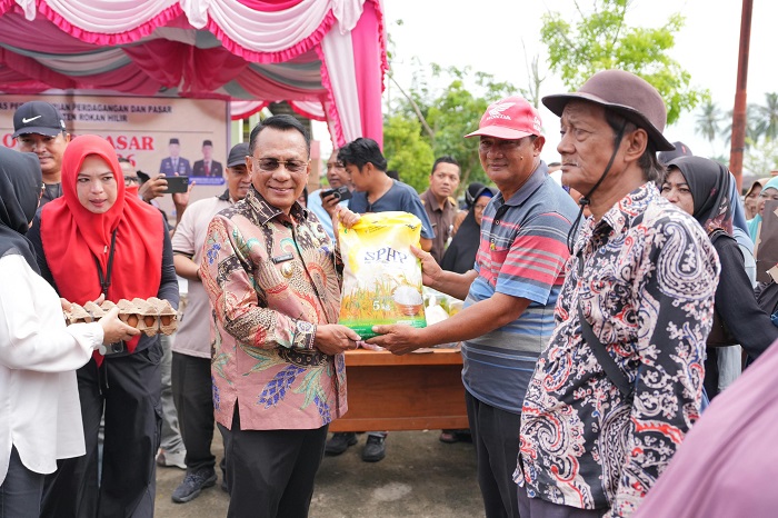 Pemkab ROhil Gelar Operasi Pasar, Minyakita Rp15.000, Ayam Rp45.000
