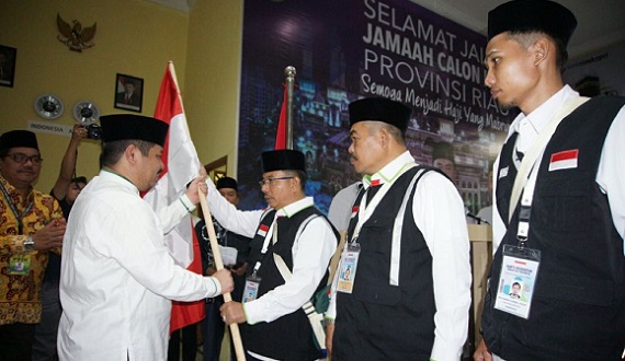Amril Mukminin Lepas Kloter 10 JCH Asal Bengkalis