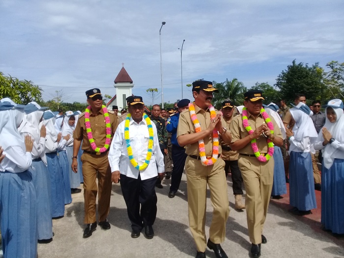 Dirjen Kemendagri Resmikan Bimtek Damkat, Satpol PP dan Satlinmas di Rohil
