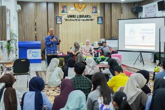 Perpustakaan UMRI Gelar Bincang Literasi: Kupas Tuntas Peran AI dalam Riset dan Penulisan Ilmiah