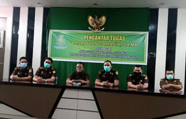 Kepala Kejaksaan Negeri Rohul Ivan Damanik SH MH Pindah Tugas ke Kejagung RI