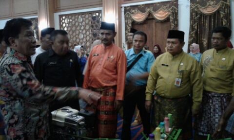 Mesin Sederbet M2 Inovasi Desa Pematang Tebih Tampil Pada BID Rohul 2018