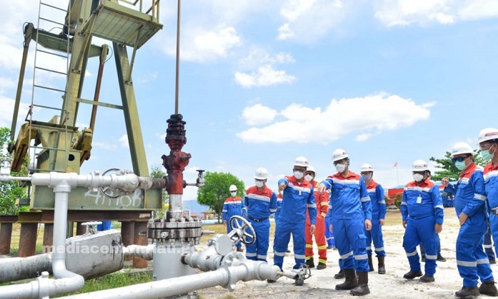 Tinjau Blok Rokan, Menteri ESDM Arifin Tasrif: Pertamina Hulu Rokan  Harus Bisa Produksi 200.000 Barel Minyak