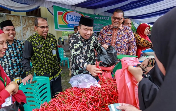 Pemkab Siak Gelar Gerakan Pangan Murah di Kampung Rempak