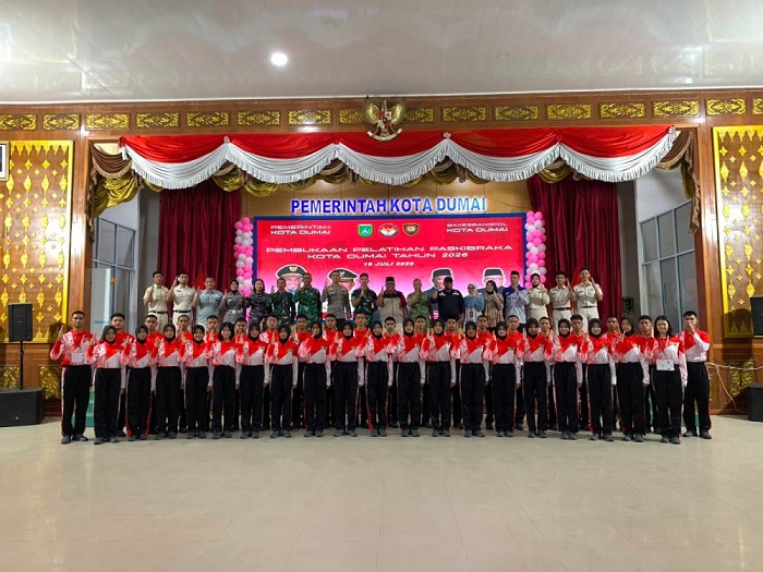 Pelatihan Paskibraka Dumai Dimulai