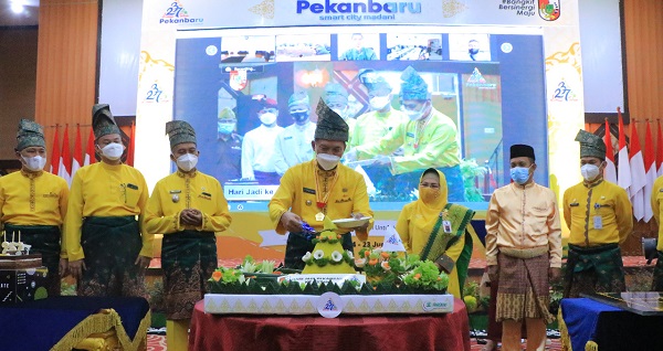 Wali Kota Pimpin Peringatan Hari Jadi Ke-237 Secara Virtual