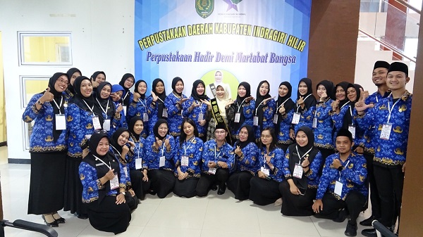 Apresiasi Lomba Pembacaan UUD 1945, Bunda Literasi Inhil Harapkan Meningkatnya Literasi Konstitusi ASN