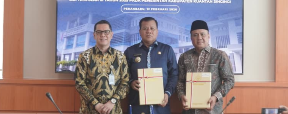 Bupati Kuansing Tegaskan LHP BPK Jadi Momentum Evaluasi dan Perbaikan Pengelolaan Pajak Daerah
