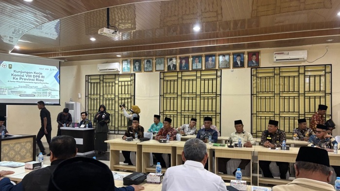 Kemenag Pelalawan Ikuti Serap Aspirasi Madrasah dan Pondok Pesantren Bersama Komisi VIII DPR RI