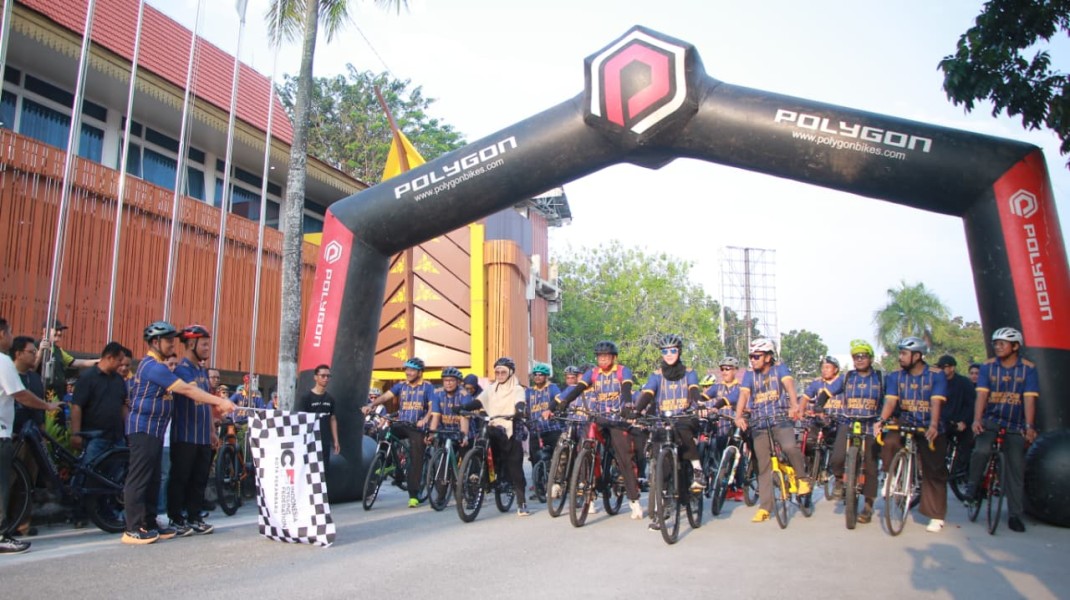 Apresiasi Ajang Bike for Green City, Wako Pekanbaru: Gowes Sambil Menjaga Lingkungan