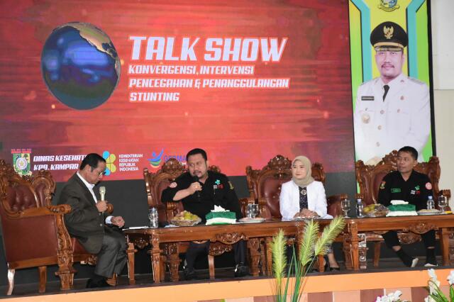 Bupati Sebut Kampar Lampaui Target Nasional Dalam Menekan Angka Stunting