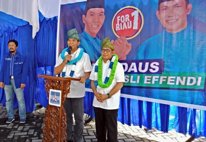 Dr H Firdaus ST MT - H Rusli Effendi Optimis Jadikan Pekanbaru dan Kampar 'Lumbung' Suara