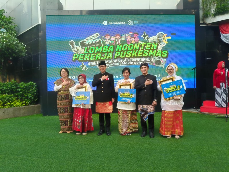 Juara Lomba Ngonten Nasional, Nakes Bengkalis Diundang Upacara HUT ke-81 RI di Istana Negara