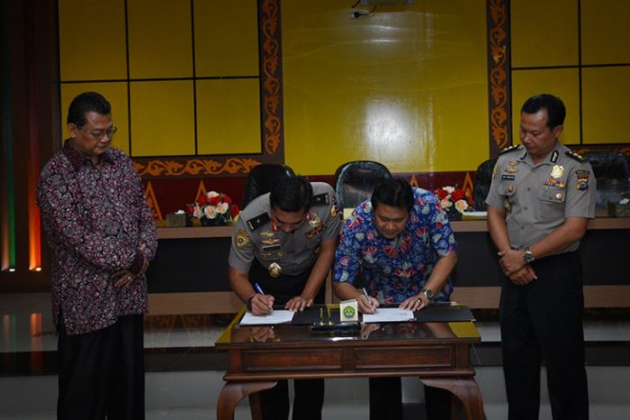 Tingkatkan SDM Kepolisian, Polri MoU dengan Universitas Riau