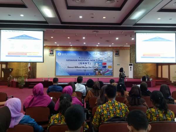 Sasar Milenial, BI Riau Gelar Kampanye GNNT, 200 Siswa Dilibatkan