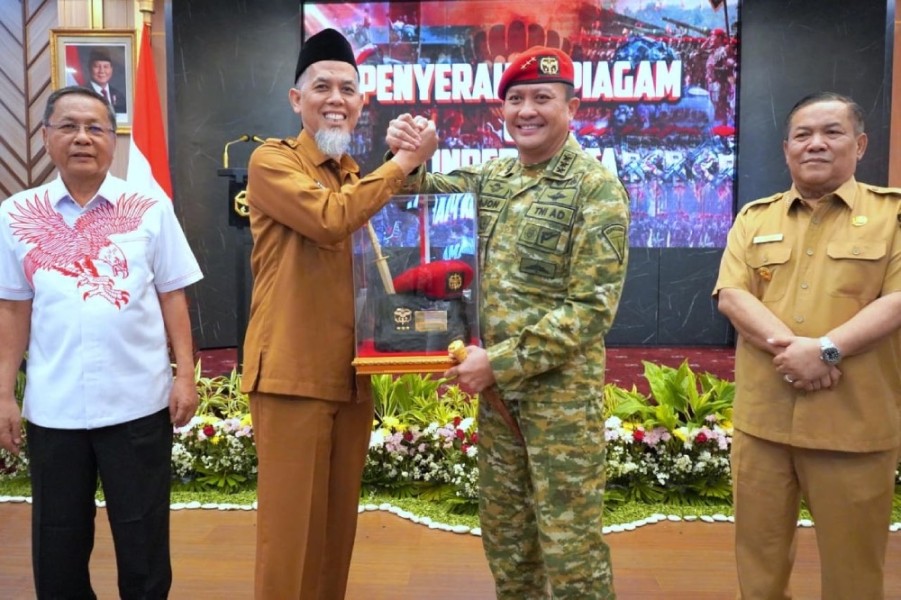Wako H Paisal Apresiasi Dedikasi Junaedi Zhang Perkuat Fasilitas Kopassus di Dumai