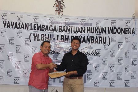 Aditya B Santoso, S.H Terpilih Sebagai Direktur LBH Pekanbaru