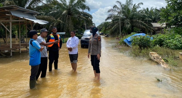 Dua Desa di Batang Gansal Inhu Terendam Banjir