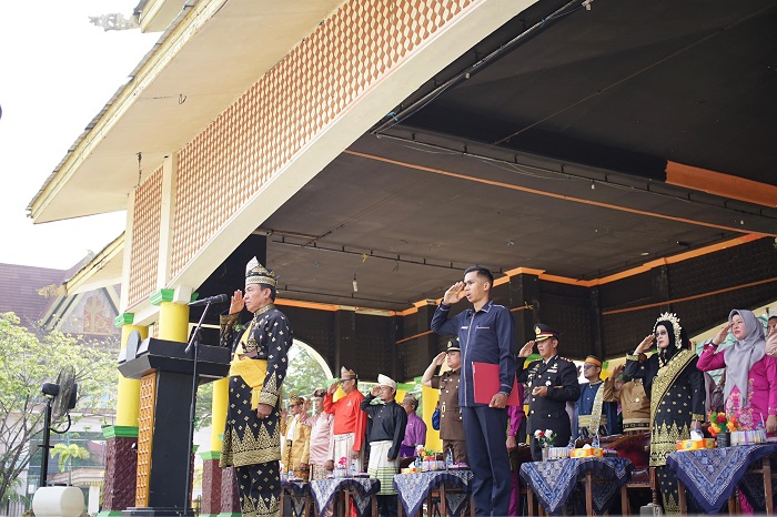 Bupati Inhil Bertindak Selaku Inspektur Upacara Hari Sumpah Pemuda ke 95