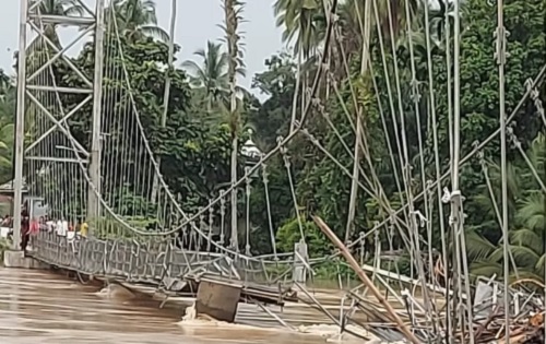 Kementerian PUPR Tinjau Lokasi Jembatan Gantung Bukit Kauman-Pebaun Hilir