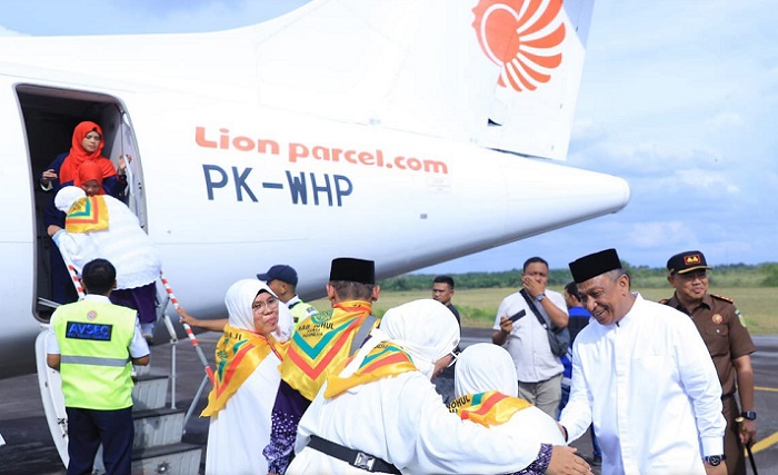 Pemkab Rohul Upayakan Kepulangan Jamaah Haji dari Bandara Hang Nadim- Tuanku Tambusai