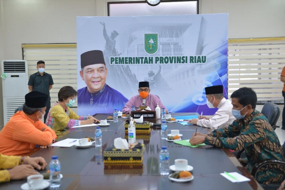 Petinggi PT Peputra Supra Jaya  Audiensi ke Wakil Gubernur Riau Minta Solusi Masalah Lahan