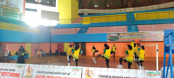 Riri targetkan Emas di Cabor Takraw untuk Kontingen Pekanbaru